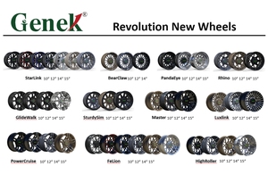 <span class=keywords><strong>Roue</strong></span> <span class=keywords><strong>de</strong></span> voiturette <span class=keywords><strong>de</strong></span> <span class=keywords><strong>golf</strong></span> Genek W-144 High Roller Chrome 10*7 HUB 67.3 PCD <span class=keywords><strong>4</strong></span>-101.6 ET-25 - Product Image 2