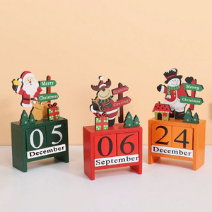 Artisanat <span class=keywords><strong>en</strong></span> <span class=keywords><strong>bois</strong></span> de Noël, Ornements de calendrier de Noël <span class=keywords><strong>en</strong></span> <span class=keywords><strong>bois</strong></span>, Cadeaux de Noël - Product Image 1