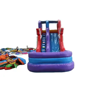 Toboggan gonflable direct d'usine château de toboggan pour enfants équipement de terrain de jeu extérieur grand toboggan gonflable pour les enfants