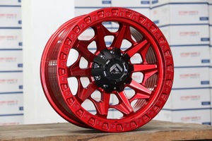 Jante en alliage d'aluminium forgée par centrifugation tout-terrain, modifiée, 16-20 pouces, noire, type Bell - Product Image 2