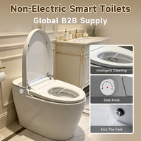Toilette Intelligente Sans Électricité Ni Bidet, Cuvette de WC Smart Sans Alimentation pour Salle de Bain
