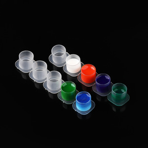 Gobelets en plastique pour encre de maquillage semi-permanent Tuffking, bols d'entraînement pour tatouage, outils pour teinture des sourcils et des lèvres, lot de 10 pièces. - Product Image 2