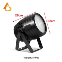 AICPOSE Projecteur LED COB 200W de haute qualité, étanche IP65, contrôle DMX, RGBW, en aluminium moulé sous pression, angle de zoom 10-60°, 4-en-1, haute performance