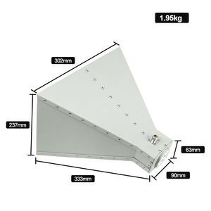 เสาอากาศฮอร์นแบบสองสัน ความถี่กว้าง 1-18GHz |   เสาอากาศไมโครเวฟ VSWR ต่ำสำหรับการทดสอบ RF และการสื่อสาร - Product Image 6