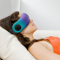 Masseur oculaire Bluetooth avec airbag, vibration, compresse chaude, musique pour le sommeil, pliable, rechargeable par USB, 1200 mAh, REATEN MED RB-301 pour les yeux