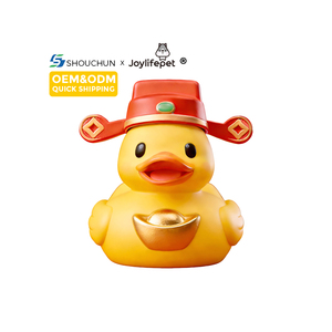 Chinesisches Neujahr Gott des Reichtums Vinyl-Ente - Maßgefertigte Glücksbringende Sammlerfigur - Product Image 1