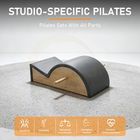Correcteur de posture en bois de chêne à installation facile pour machine de Pilates, idéal pour l'entraînement à domicile