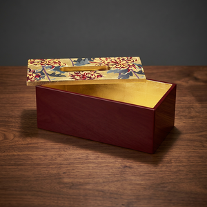 Free Sample <b>Red</b> Lacquer Napkin Holder Luxury Design for Hotel & Restaurant <b>Kitchen</b> Tableware - Product Image 3
