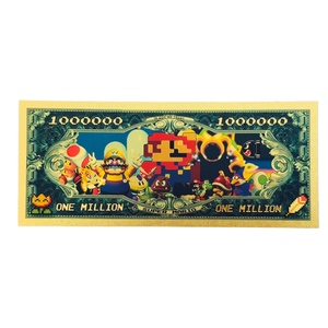 Nouveau modèle 2026 Super Mari Banknote plaqué or 24 carats pour cadeaux - Product Image 4