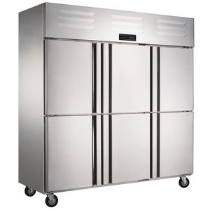 Congelador Comercial Vertical de 4 Puertas, Congelador Vertical con Puerta de Vidrio, Refrigerador Comercial para Alimentos D10-L4 para Restaurantes - Product Image 6