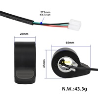 MI 5 Plus Scooter électrique pouce accélérateur-accélérateur contrôleur de vitesse 275mm câble cadran noir Paddle Scooter accélérateur