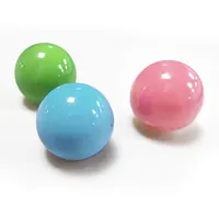 לתפוס לזרוק זוהר בחושך צעצועים לילדים מיני זוהר מקל להטט קפיצת קיר כדור משחקים דביק סקווש יניקה יעד כדור