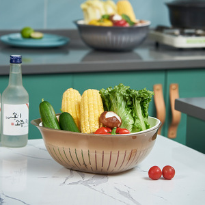 En gros SYH568 Panier égouttoir double couche en plastique pour la cuisine domestique, pour le stockage des fruits et légumes et le nettoyage - Product Image 4