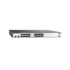 Commutateur PoE WS-C3750-24PS-S avec 24 ports, prise en charge LAN et boîtier métallique gris - Product Image 5