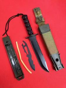 Couteau d'extérieur multifonctionnel haute dureté pour la survie, l'autodéfense, portable, usage domestique, camping, couteau de débroussaillage - Product Image 1