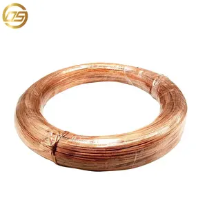 Silver-coated Annealed Round Copper Wire Brass Copper Alloy High Purity 99.99% Red Copper Wire
