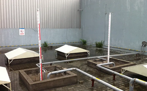 مقياس مستوى العمود المغناطيسي للمواد البلاستيكية المثبتة على سطح خزان التخزين تحت الأرض - Product Image 5