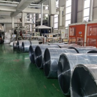 Rouleau de feuille PET rigide transparente anti-poussière à extrusion multiple, directement de l'usine, pour emballages de biscuits et de hamburgers