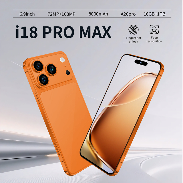 2026 NEW Phone 18Promax Wholesale Original SmartPhone Unlocked 5G Smartphone Phone 18 Pro Max 5G Original Mobile Phones