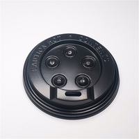 Couvre-gobelet jetable en plastique PP pour boissons, 6 oz, impression de logo personnalisée