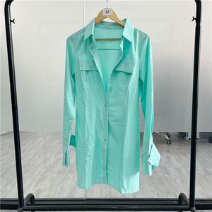 O2001-New到着女性ブラウスシャツドレス長袖セクシーショートカジュアルドレス - Product Image 6