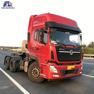 Camion tracteur diesel Dongfeng Tianlong <span class=keywords><strong>VL</strong></span> 6x4 d'<span class=keywords><strong>occasion</strong></span> 450 CV pour le transport de marchandises et de remorques - Product Image 3