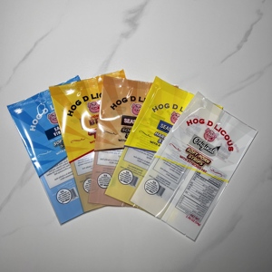 Wholesale Custom Mid-seal Bags of Potato Chips Nuts <strong>Cookies</strong> Fudge Pecans <strong>Protein</strong> Powder Snack Packaging sealed logo Storage Bags - Product Image 4