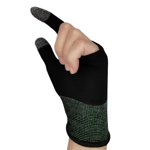 1 Pair Gaming Finger Sleeves Thumb Finger Cots Fingertip Cover for Mobile Games