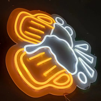 Letras LED de Neón Acrílicas, Letreros de Neón Personalizados para Automóviles, Resistentes al Agua IP65, Enchufables, Decoración Personalizable