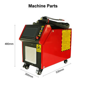 Machine <span class=keywords><strong>de</strong></span> <span class=keywords><strong>nettoyage</strong></span> au laser pulsé portable pour l'élimination <span class=keywords><strong>de</strong></span> la rouille, <span class=keywords><strong>de</strong></span> la peinture, <span class=keywords><strong>de</strong></span> l'oxyde, <span class=keywords><strong>de</strong></span> l'huile et <span class=keywords><strong>de</strong></span> la contamination des surfaces - Product Image 1