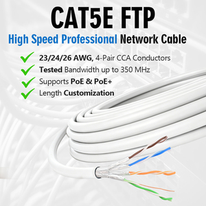 <span class=keywords><strong>Cavo</strong></span> <span class=keywords><strong>Ethernet</strong></span> Cat5e RJ45 300 <span class=keywords><strong>Metri</strong></span> Schermato FTP per Centri Dati e Sale Computer - Product Image 3