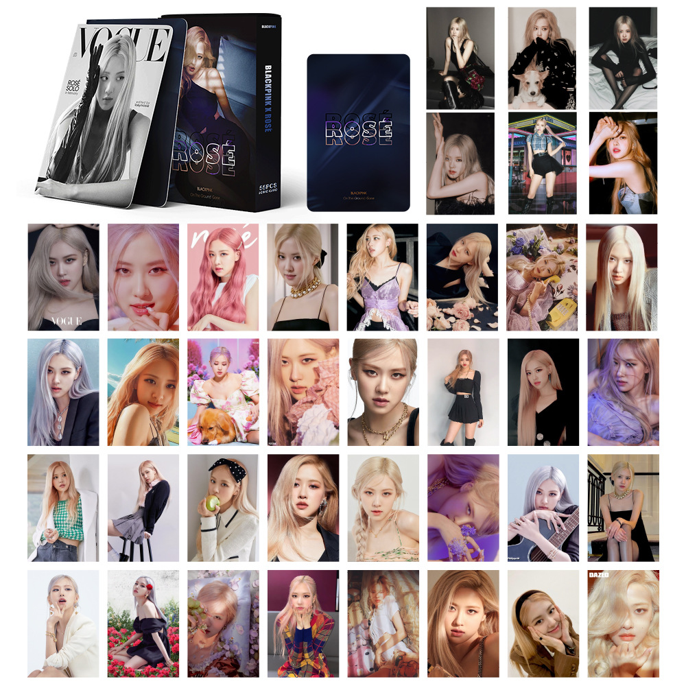 55Pcs Kpop Photocard Set - BlackPink Idols Photo Cards, Eco