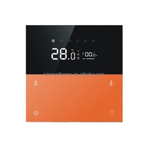 Thermostat domestique intelligent 4 pouces TUYA APP fonctionne avec Alexa google Home Wifi Chaudière Worm Tapis chauffant au sol pour système de sol - Product Image 1