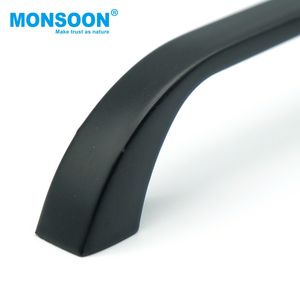 Poignées de tiroir de placard en alliage d'aluminium, barres creuses de grande longueur (64/96/128/160/192mm) pour la décoration de meubles et les armoires de cuisine - Product Image 3