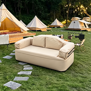 Canapé gonflable laminé en PVC pour la plage, les festivals de musique, le camping et les loisirs en plein air portables - Product Image 3