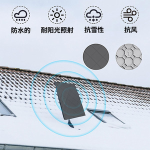Housse de voiture géométrique en silicone gris, imperméable, résistante au soleil, à la neige et au vent, pour la protection du toit - Product Image 1