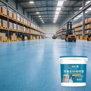 Peinture époxy auto-nivelante sans joint professionnelle bicomposante liquide à appliquer au pinceau pour garage commercial - Product Image 3