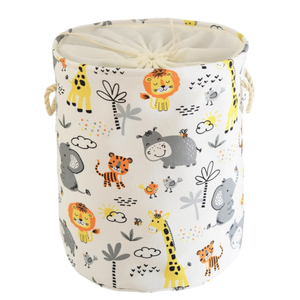 Panier à linge pliable organisateur panier de rangement <span class=keywords><strong>toile</strong></span> panier à linge bacs à jouets paniers cadeaux pour garçons filles vêtements pépinière - Product Image 4