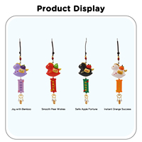 Porte-clés Cheval Porte-Bonheur Kawaii, Mini Figurine Cheval, Breloque Créative pour Sac, Décoration à Suspendre, Idéal pour Collection ou Cadeau