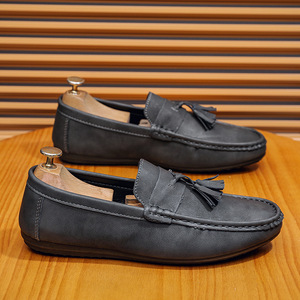 Chaussures pour hommes de <span class=keywords><strong>marque</strong></span> de créateur, mocassins plats, style bateau, pour la marche, en vente chaude - Product Image 1