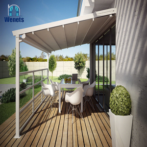 Easy Installation Insulated <strong>Retractable</strong> Roof Pergola Awning <strong>Canopy</strong> for <strong>Patio</strong> - Product Image 3