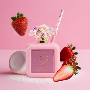 Bestseller Transfrontaliero Ard Al Zaafaran Profumo Arabo Fruttato Eau De Parfum Spray Pink Marshmallow Blush da Donna Formato Regolare - Product Image 1