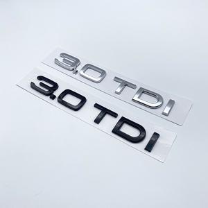 Emblemas Autoadhesivos Negros Plateados para Autos, Logotipo Decorativo de ABS para A3 A4 A5 A6 A7 A8 Q3 <span class=keywords><strong>Q5</strong></span> Q7, Letras 3D - Product Image 2