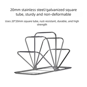 Abri pliable pour différentes motos, garage de stationnement de style simple, <span class=keywords><strong>bois</strong></span> naturel traité sous pression - Product Image 4