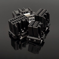 2373921-4 Adaptateur de prise aveugle PBT pour automobile, étanche IP66, 12V 3A, faisceau de câbles mâle/femelle, joint de câble en caoutchouc silicone