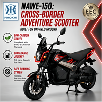 Scooter d'aventure haute performance 150 cm³, refroidissement par air, 4 temps, CVT, moto de ville à essence pour adultes, moto de banlieue