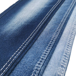 10.2 औंस शुद्ध कपास डेनिम फैब10o16/70 डी टी टी सफेद बुना हुआ नीला खिंचाव कपड़े जैकेट के लिए कपड़े - Product Image 3