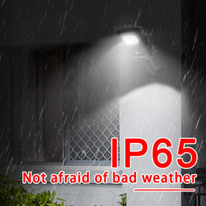 Đèn tường <span class=keywords><strong>LED</strong></span> năng lượng mặt trời chống nước IP65 tích hợp cảm biến chuyển động điều khiển từ xa & chiếu sáng siêu sáng - Product Image 4