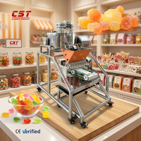 Nouvelle machine de dépose de bonbons gélifiés robuste et durable avec trémie de 12 L et contrôle PLC pour ligne de production de chocolat au lait en usine