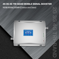 Amplificateur de signal GSM tri-bande S3GDW-Y pour téléphones portables, compatible 2G/3G/LTE, 850/1800/2100 MHz, couverture de 500 à 1000 m², 22 dBm